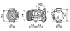 AVA LEXUS Компресор кондиціонера GS 300 05-, IS II 250 05- AVA COOLING TOAK639 (фото 1)