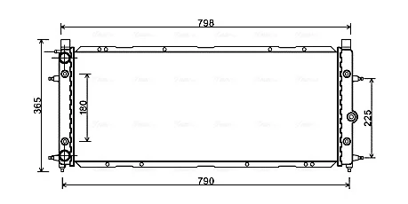 Радиатор 720x320 AVA COOLING VN2094