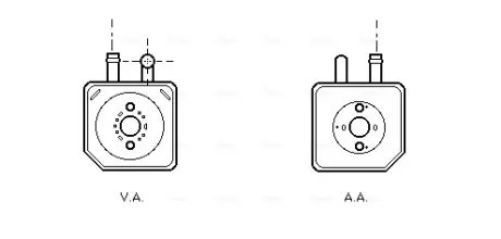 Охолоджувач оливи AVA COOLING VN3082