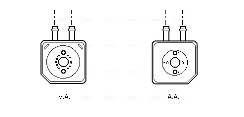 Охолоджувач оливи AVA COOLING VN3086 (фото 1)