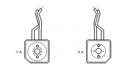 Радиатор масляный AVA COOLING VN3100