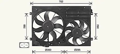 Вентилятор AVA COOLING VN7551