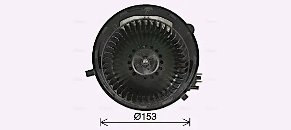 Вентилятор обігрівача салону Skoda Karoq Kodiaq Octavia III, VW Golf VII AC+/- AVA AVA COOLING VN8432 (фото 1)