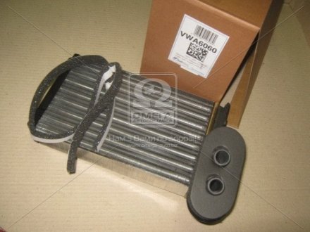 Радиатор отопителя VW/AUDI/SEAT/SKODA VWA6060 (Ava) замена кода поставщиком с VWA6060 на AVA COOLING VNA6060