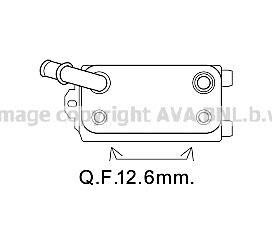 Радиатор масляный FORD MONDEO/VOLVO (AVA) AVA COOLING VO3170