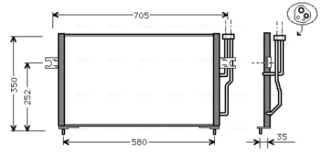Конденсатор AVA COOLING VO5086
