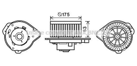 Компресор салону AVA COOLING VO8174