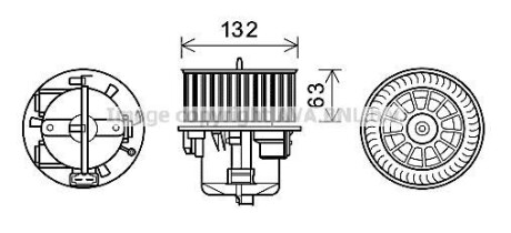 Компресор салону AVA COOLING VO8179