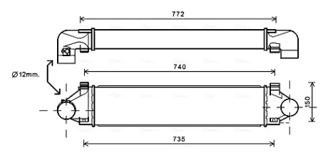 Теплообменник AVA COOLING VOA4173