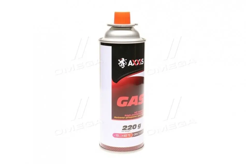 Газ всесезонний для пальників (балон 450ml/220г) <> AXXIS Ax-0220g (фото 1)