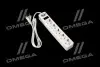 Мережевий фільтр-подовжувач з USB2 Optima Base 5 1,5m WHITE провід 3*0,75мм2<> AXXIS Ax-1265 (фото 1)