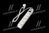 Мережевий фільтр-подовжувач з USB2 Optima Base 5 1,8m WHITE провід 3*0,75мм2 <> AXXIS Ax-1267 (фото 2)