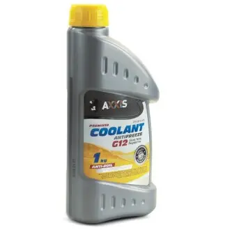Антифриз G12 жовтий -30°C 1л AXXIS AX-2007