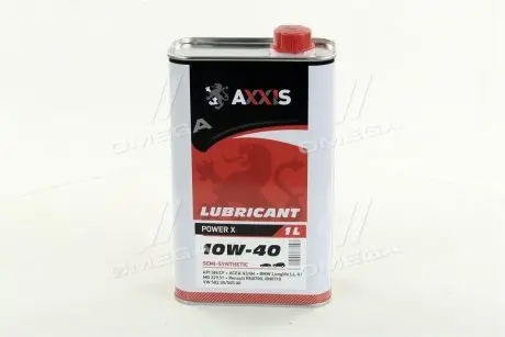 Олива моторн. 10W-40 Power Х (Каністра 1л) AXXIS AX-2033