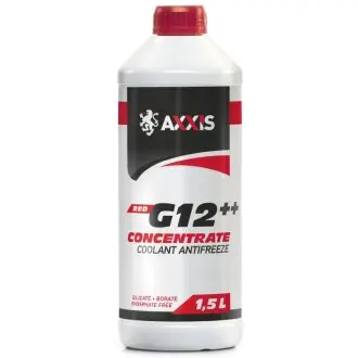 Антифриз красный концентрат G12++ -80C 1,5л AXXIS AX-2085