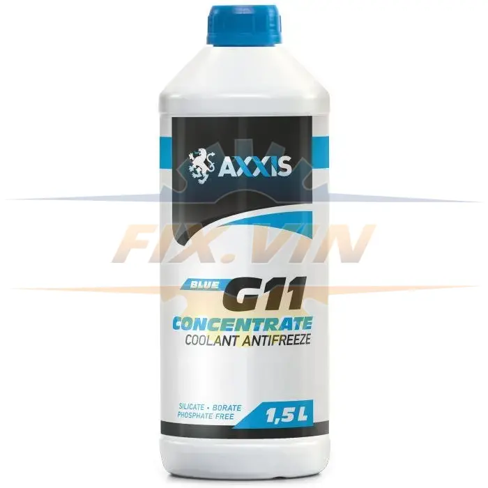 Антифриз Синий концентрат G11 -80C 1,5л AXXIS AX-2093 (фото 1)