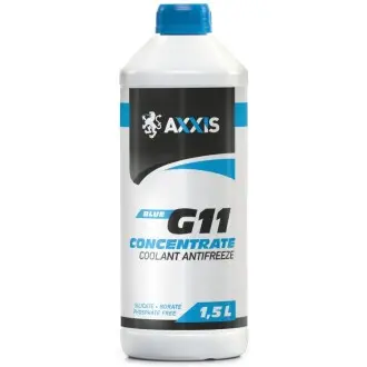Антифриз Синий концентрат G11 -80C 1,5л AXXIS AX-2093