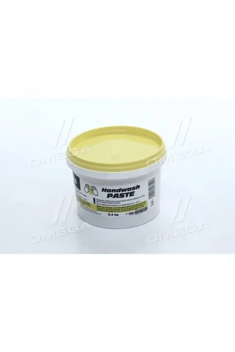 Паста для миття рук (очисник рук) (банку 0,4 кг) <> Паста для очищення рук рекомендується для застосування після контакту з мастилами, маслами, гумою, вапном, цементом, графітом, сажею та ін. Знаходить застосування не тільки для авто майст AXXIS AX-2096 (фото 1)