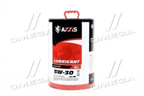 Олива моторн. 5W-30 Gold Sint (Каністра 10л) AXXIS AX-2181
