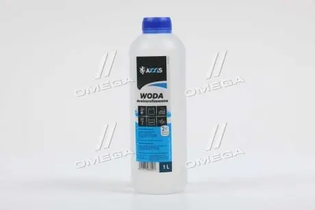 Вода дистильована 2-а очищення (тверда каністра 1л) <> AXXIS Ax-829
