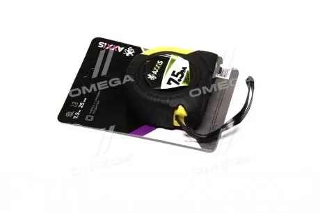 Рулетка прогумована 7,5м * 25мм <> AXXIS Ax-897