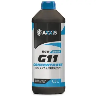 Антифриз ECO BLUE G11 концентрат -80C 1,5л AXXIS AX-P999-G11B ECO 1,5