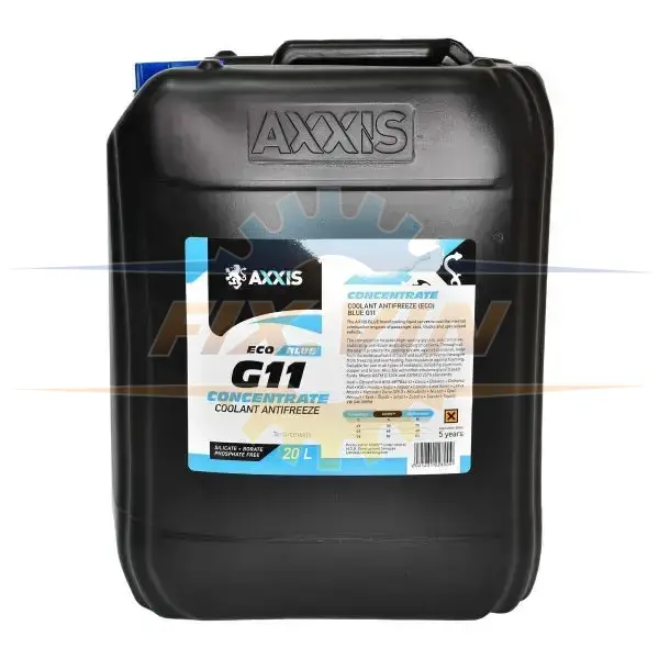 Антифриз ECO BLUE G11 концентрат -80C 20л AXXIS AX-P999-G11B ECO 20 (фото 1)