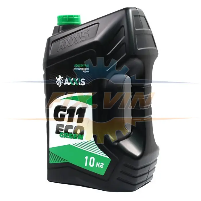 Антифриз Eco-80C зелений G11 концентрат 10л AXXIS AX-P999-G11Gr ECO10л (фото 1)