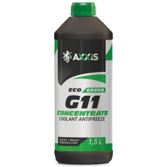 Антифриз Eco-80C зелений G11 концентрат 1,5л AXXIS AX-P999-G11Gr ECO1,5