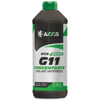 Антифриз Eco-80C зеленый G11 концентрат 1,5л AXXIS AX-P999-G11Gr ECO1,5