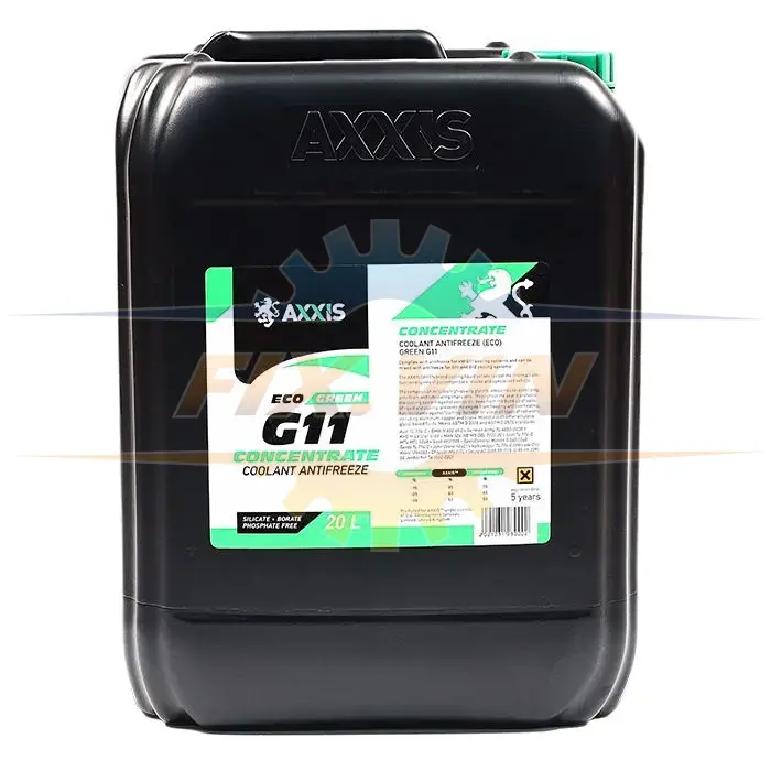 Антифриз Eco-80C зеленый G11 концентрат 20л AXXIS AX-P999-G11Gr ECO 20 (фото 1)