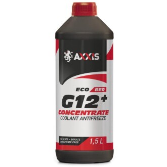 Антифриз ECO RED G12+ концентрат -80C 1,5л AXXIS AX-P999-G12R ECO 1,5