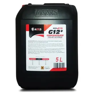 Антифриз ECO RED G12+ концентрат -80C 5л AXXIS AX-P999-G12R ECO5l