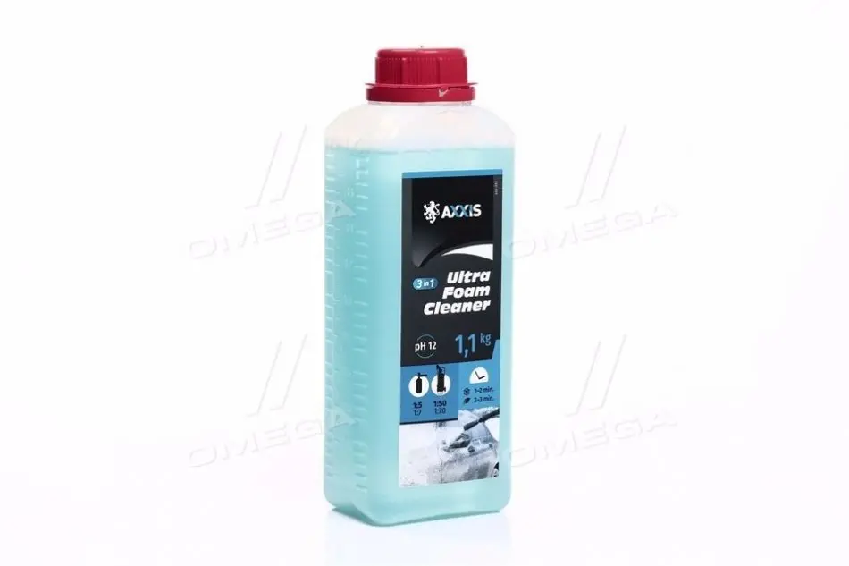 Активна піна Ultra Foam Cleaner 3 в 1 (каністра 1л) AXXIS Axx-392 (фото 1)