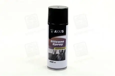 Мастило силіконове для гумових ущільнювачів та ременів 450ml <> Silicone Spray є ізолюючим, антифрикційним і захисним засобом, що не містить мінеральних масел і жирів. Утворює на оброблюваної поверхні суцільний полімерний шар молекул силік AXXIS G-2018-450