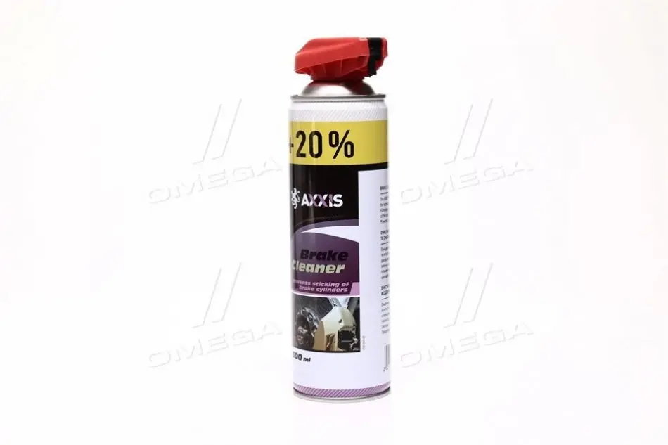 Очисник гальмівної системи та зчеплення Brake Cleaner 500ml+20 НОСІК <> AXXIS VSB-060+20 (фото 1)