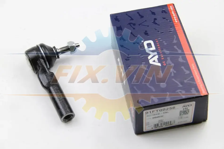 Наконечник рулевой (кон 12*13.5) FIAT BRAVA (-03), MAREA (-07), DOBLO MPV (119, 223) (01-) AYD 91-00256 (фото 1)