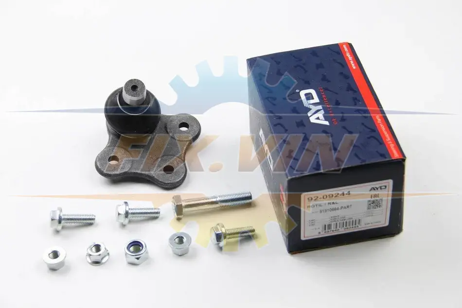 Опора шаровая (кон 18mm) FIAT DOBLO (263) (09-), 500L (351, 352) (12-), OPEL COMBO (12-) AYD 92-09244 (фото 1)