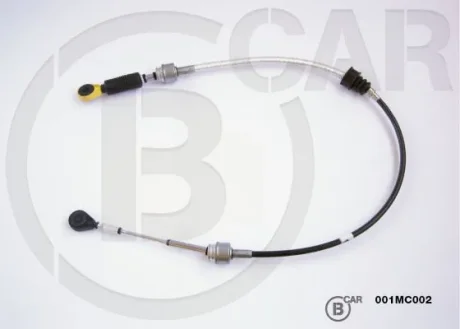Трос привода коробки передач B CAR 001MC002