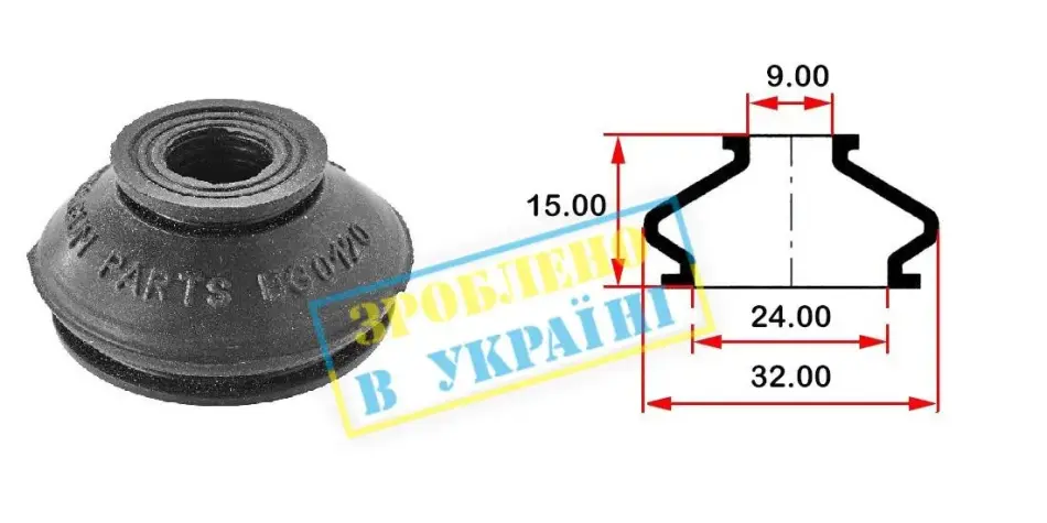 Пильовик кульової опори BELGUM PARTS BG0120 (фото 1)