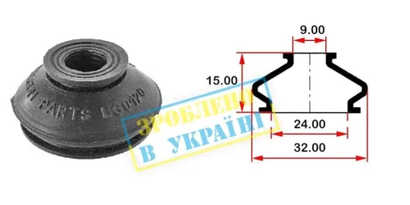 Пильовик кульової опори BELGUM PARTS BG0120