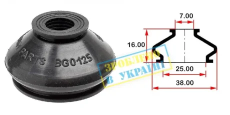 Пильовик кульової опори BELGUM PARTS BG0125