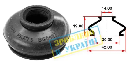Пильовик кульової опори BELGUM PARTS BG0127