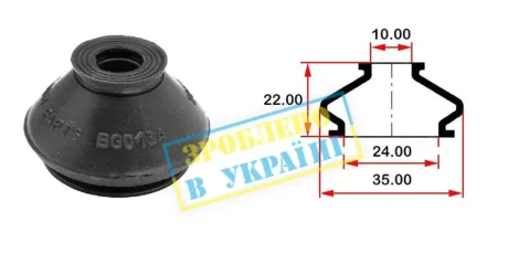 Пильовик кульової опори BELGUM PARTS BG0134