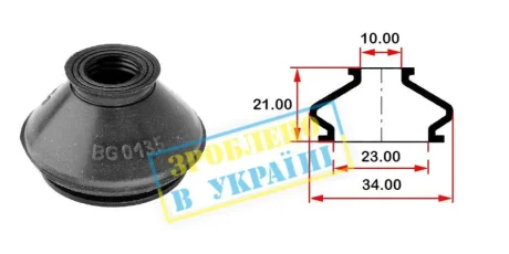 Пильовик кульової опори BELGUM PARTS BG0135