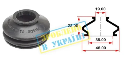 Пильовик кульової опори BELGUM PARTS BG0150