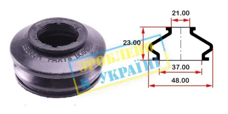 Пильовик кульової опори BELGUM PARTS BG0154