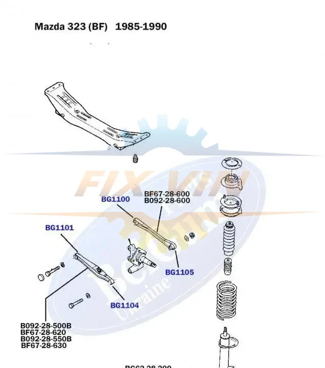Сайлентблок поперечного важеля задньої підвіски BELGUM PARTS BG1101 (фото 1)