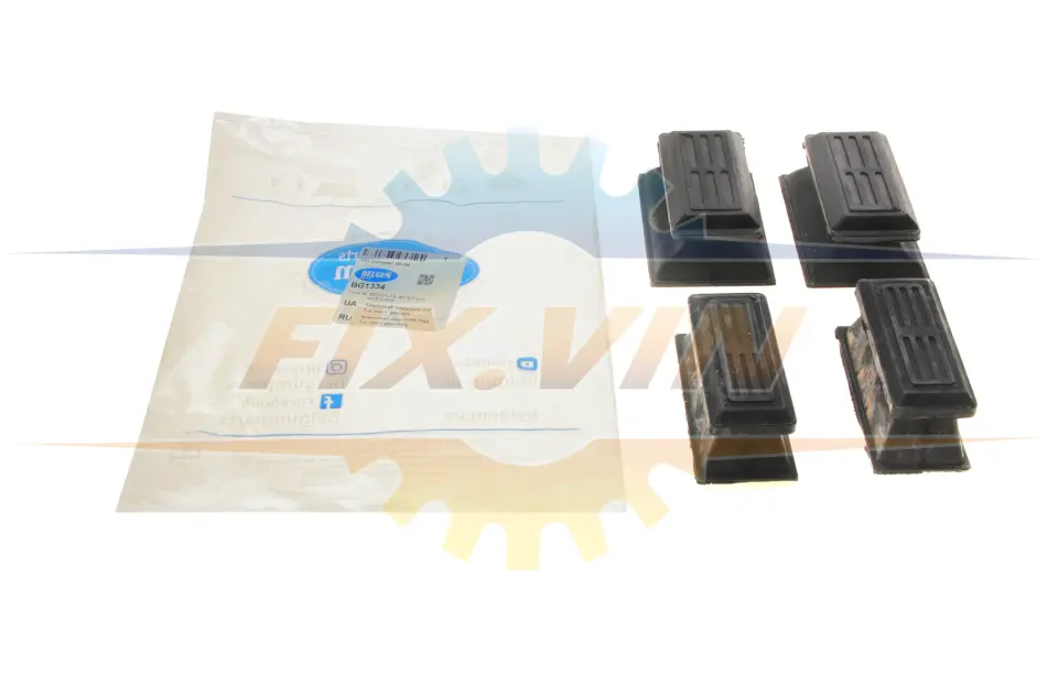 Комплект подушок під 1-х лист. ресору (BG1368 1 шт., BG1367 1 шт., BG1366 2 шт.) MB Sprinter 96-06 BELGUM PARTS BG1334 (фото 1)