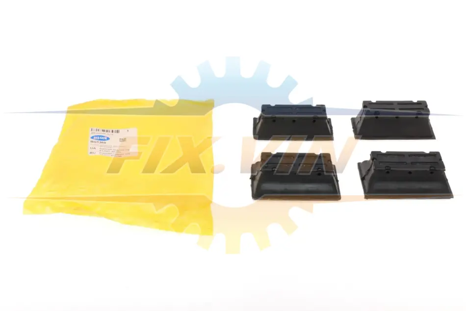 Комплект подушок під 2-х лист. ресору (BG1348 1 шт., BG1349 1 шт., BG1350 2 шт.) MB Sprinter 06- BELGUM PARTS BG1369 (фото 1)